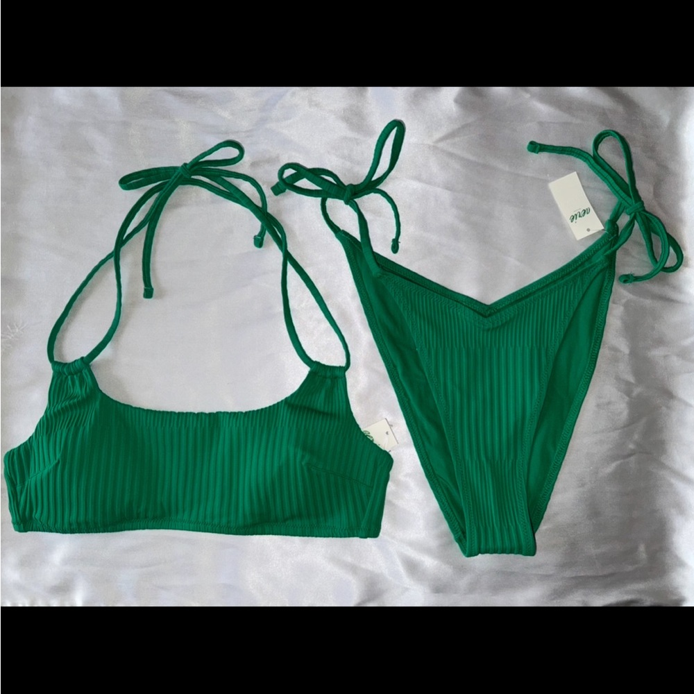 Aerie Ribbed Bikini Set